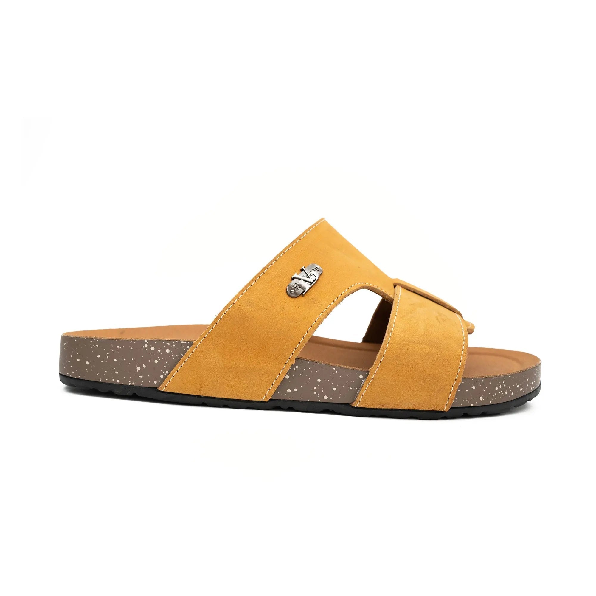 DiVinch Double Strap Slide Sandals Casual Men’s Yellow