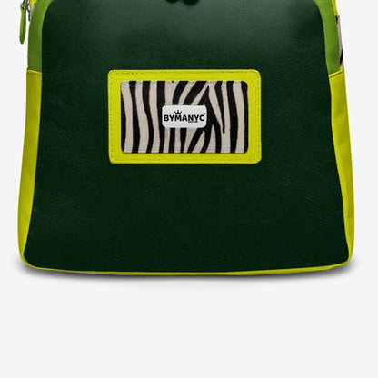 BYMANYC New York Zebra Jungle Backpack Vegan Leather