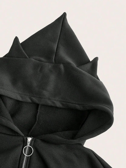 Zip-Up Cropped Hoodie | Brooklyn - BYMANYC ® New York