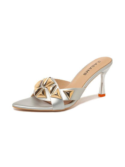 Aaliyah | Silver Heels by J.Adams – Don't Panic Shoes