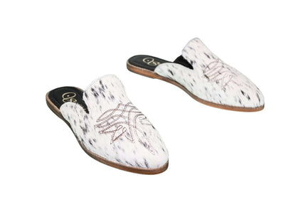 Abby Cowhide Mules – Size 10 by Stiefeld Boots – Don't Panic Shoes