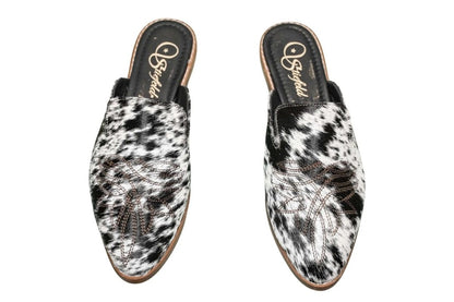 Abby Cowhide Mules – Size 10 by Stiefeld Boots – Don't Panic Shoes