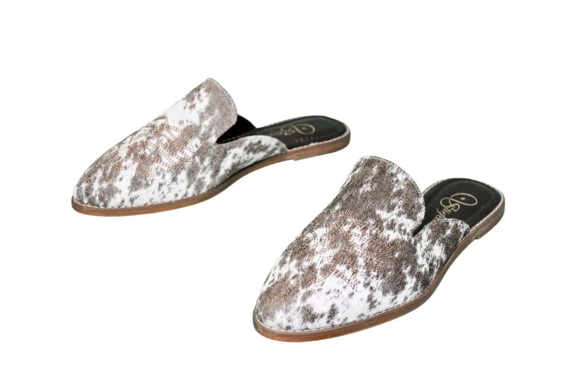 Abby Cowhide Mules – Size 12 by Stiefeld Boots – Don't Panic Shoes