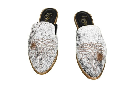 Abby Cowhide Mules – Size 12 by Stiefeld Boots – Don't Panic Shoes