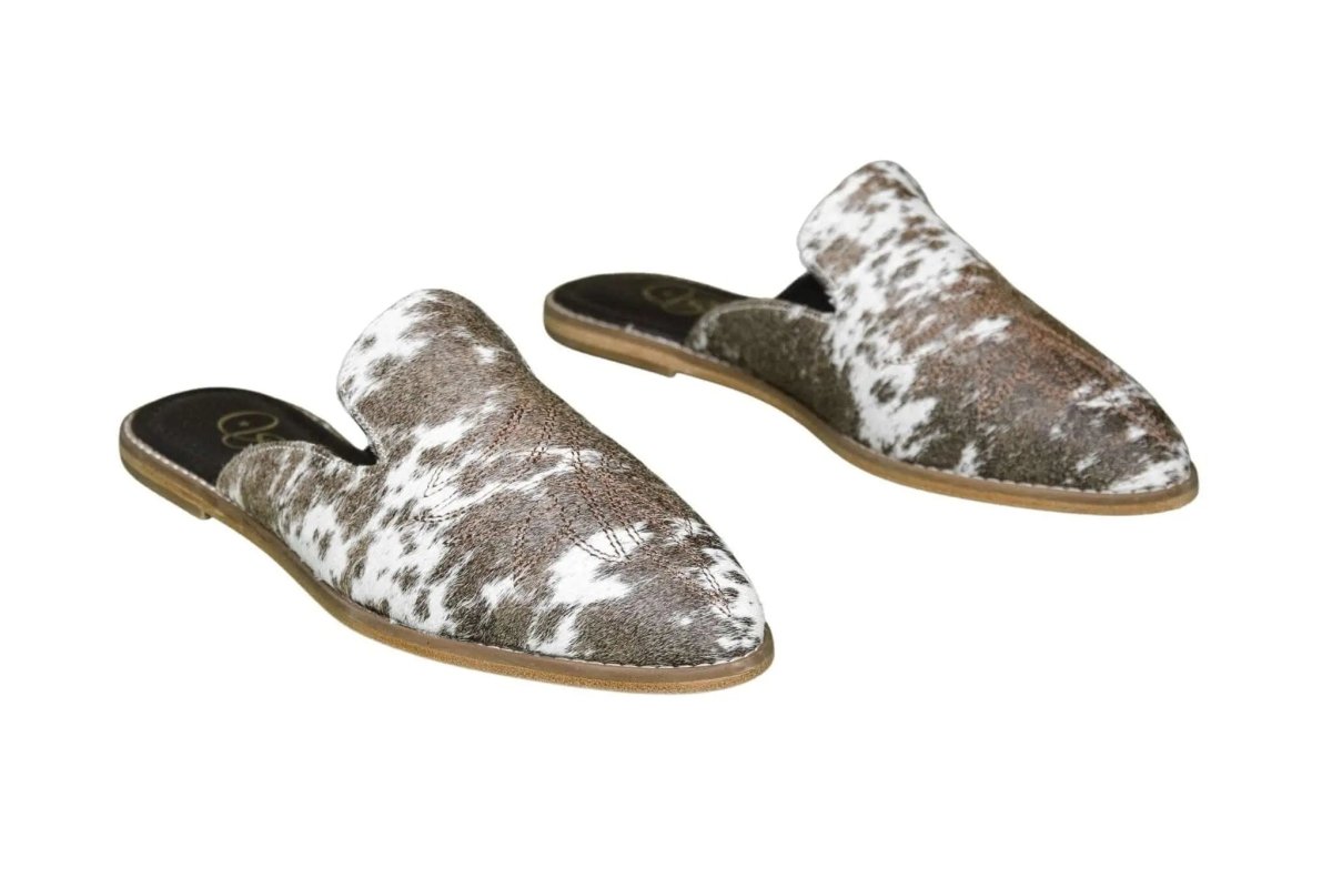Abby Cowhide Mules – Size 12 by Stiefeld Boots – Don't Panic Shoes