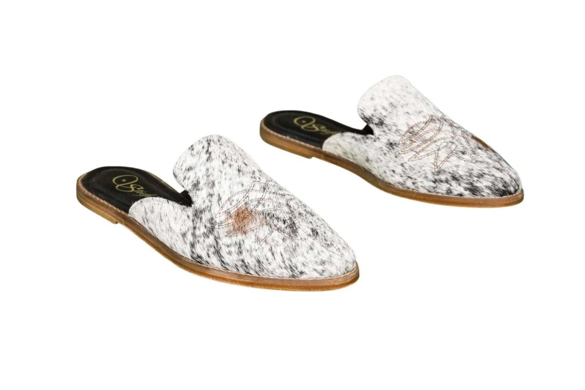 Abby Cowhide Mules – Size 12 by Stiefeld Boots – Don't Panic Shoes