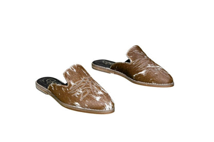 Abby Cowhide Mules – Size 6 by Stiefeld Boots – Don't Panic Shoes