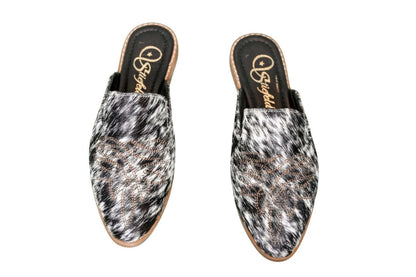 Abby Cowhide Mules – Size 6 by Stiefeld Boots – Don't Panic Shoes