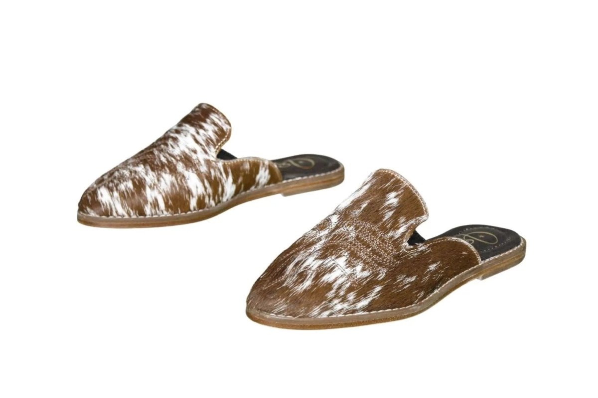 Abby Cowhide Mules – Size 6 by Stiefeld Boots – Don't Panic Shoes