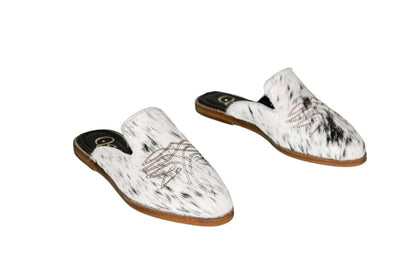 Abby Cowhide Mules – Size 6 by Stiefeld Boots – Don't Panic Shoes