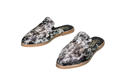 Abby Cowhide Mules – Size 6 by Stiefeld Boots – Don't Panic Shoes