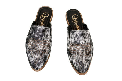 Abby Cowhide Mules – Size 6 by Stiefeld Boots – Don't Panic Shoes