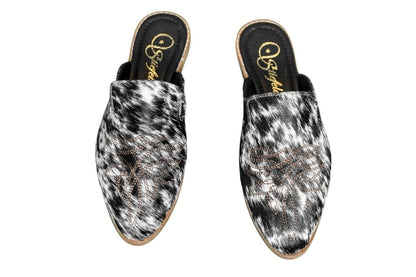 Abby Cowhide Mules – Size 7 by Stiefeld Boots – Don't Panic Shoes