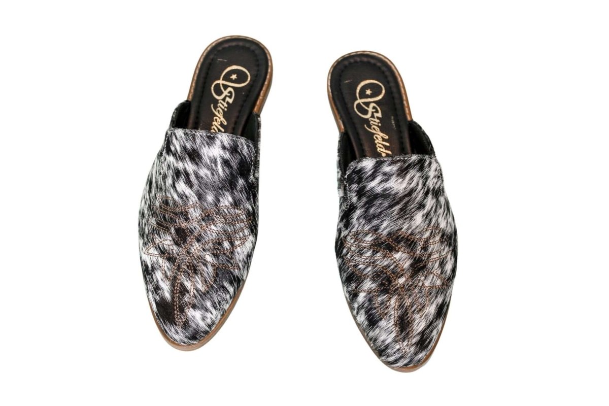 Abby Cowhide Mules – Size 7 by Stiefeld Boots – Don't Panic Shoes