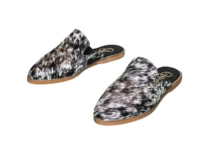 Abby Cowhide Mules – Size 7 by Stiefeld Boots – Don't Panic Shoes