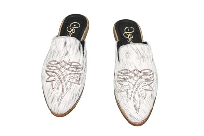 Abby Cowhide Mules – Size 8 by Stiefeld Boots – Don't Panic Shoes