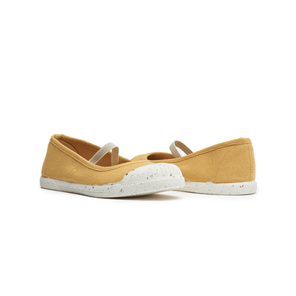 Abby Mustard Womens Elastic Strap Non Slip Rubber Sole Amazon by Childrenchic – Don't Panic Shoes