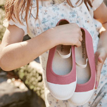 Abby Rosewood Elastic Strap Non Slip Rubber Captoe Spain Amazon by Childrenchic – Don't Panic Shoes