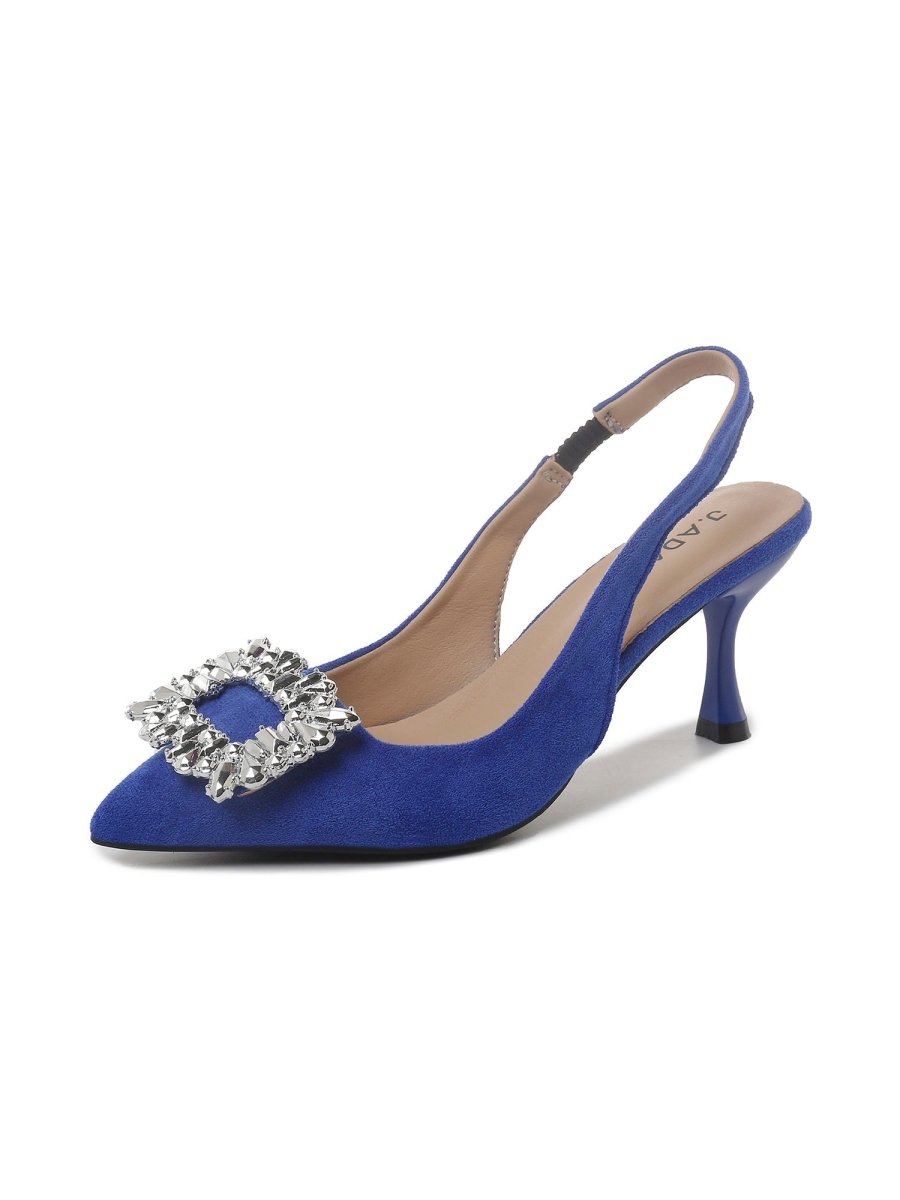 Abigail | Blue Heels by J.Adams – Don't Panic Shoes