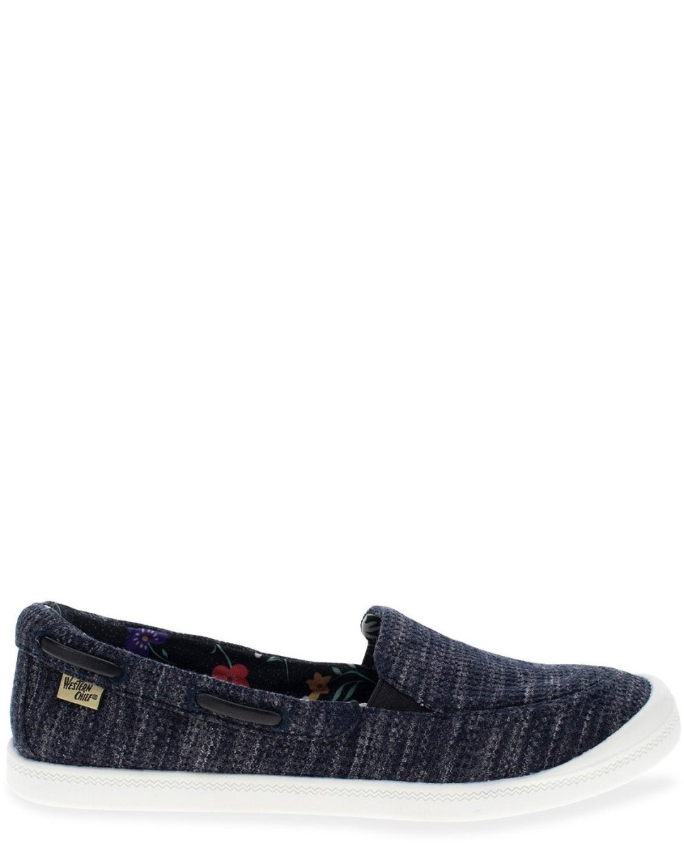 Active Boat Slip On Women’S Cotton Black Molded 21296936b Slip Ons by Western Chief Women's Sale – Don't Panic Shoes