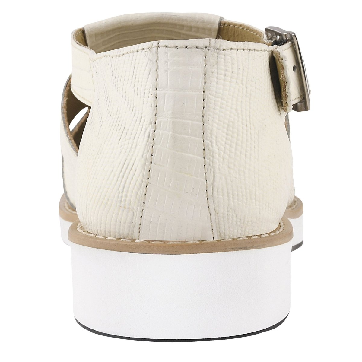 Adam Mens Fisherman Lizard Print Genuine Leather Buckle Closure Sandals Sandals by Libertyzeno – Don't Panic Shoes