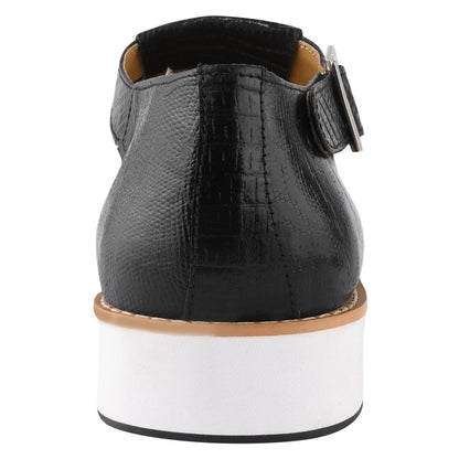 Adam Mens Fisherman Lizard Print Genuine Leather Buckle Closure Sandals Sandals by Libertyzeno – Don't Panic Shoes