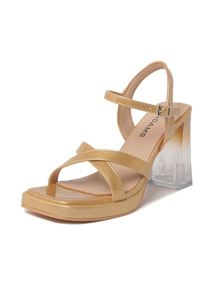 Addy | Gold Heels by J.Adams – Don't Panic Shoes