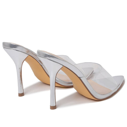 Adella | Silver Heels by J.Adams – Don't Panic Shoes
