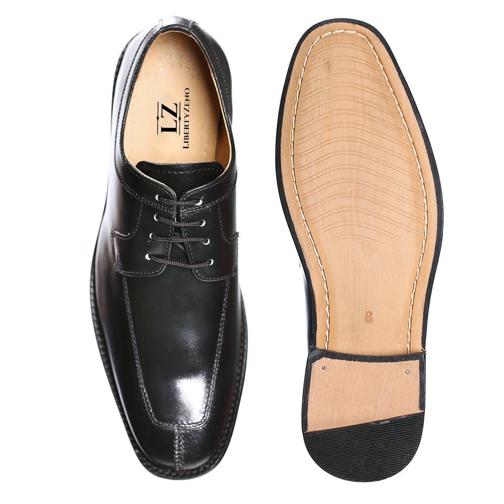 Alban Leather Derby Style Dress Shoes Shoes by Libertyzeno – Don't Panic Shoes