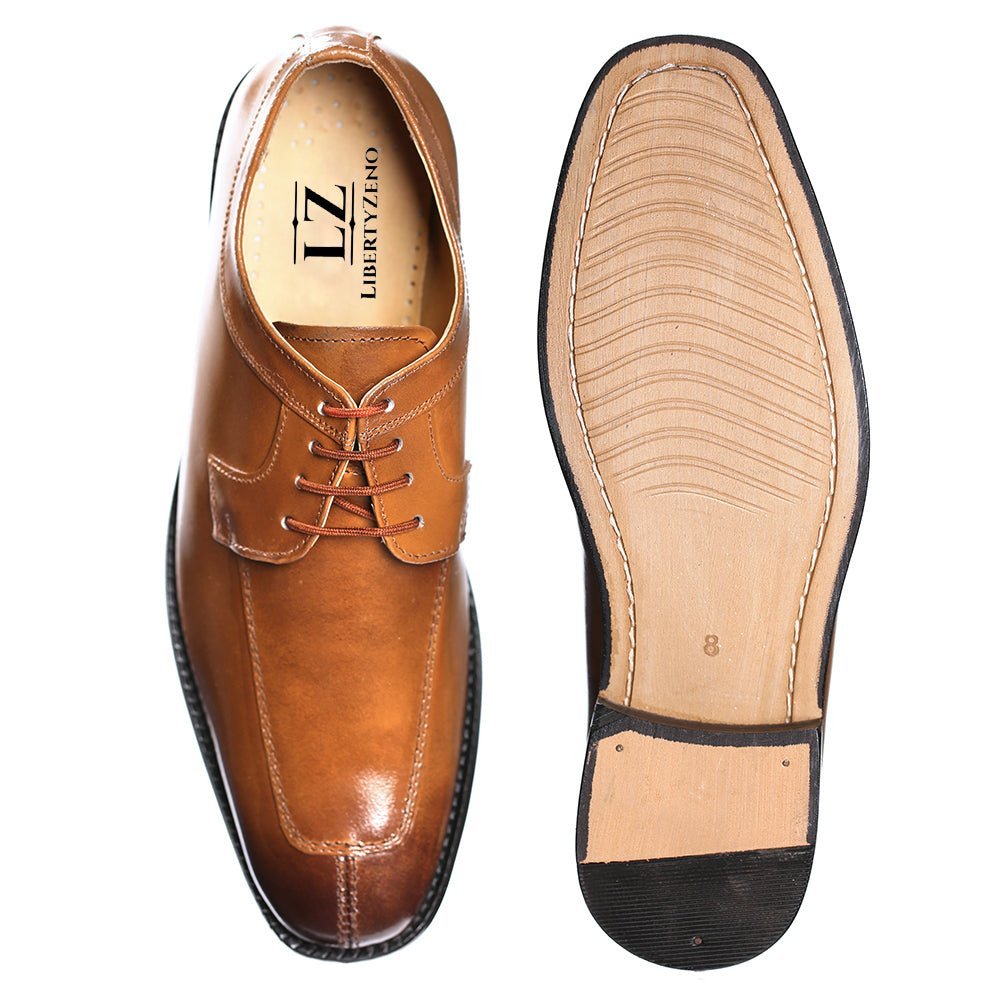 Alban Leather Derby Style Dress Shoes Shoes by Libertyzeno – Don't Panic Shoes