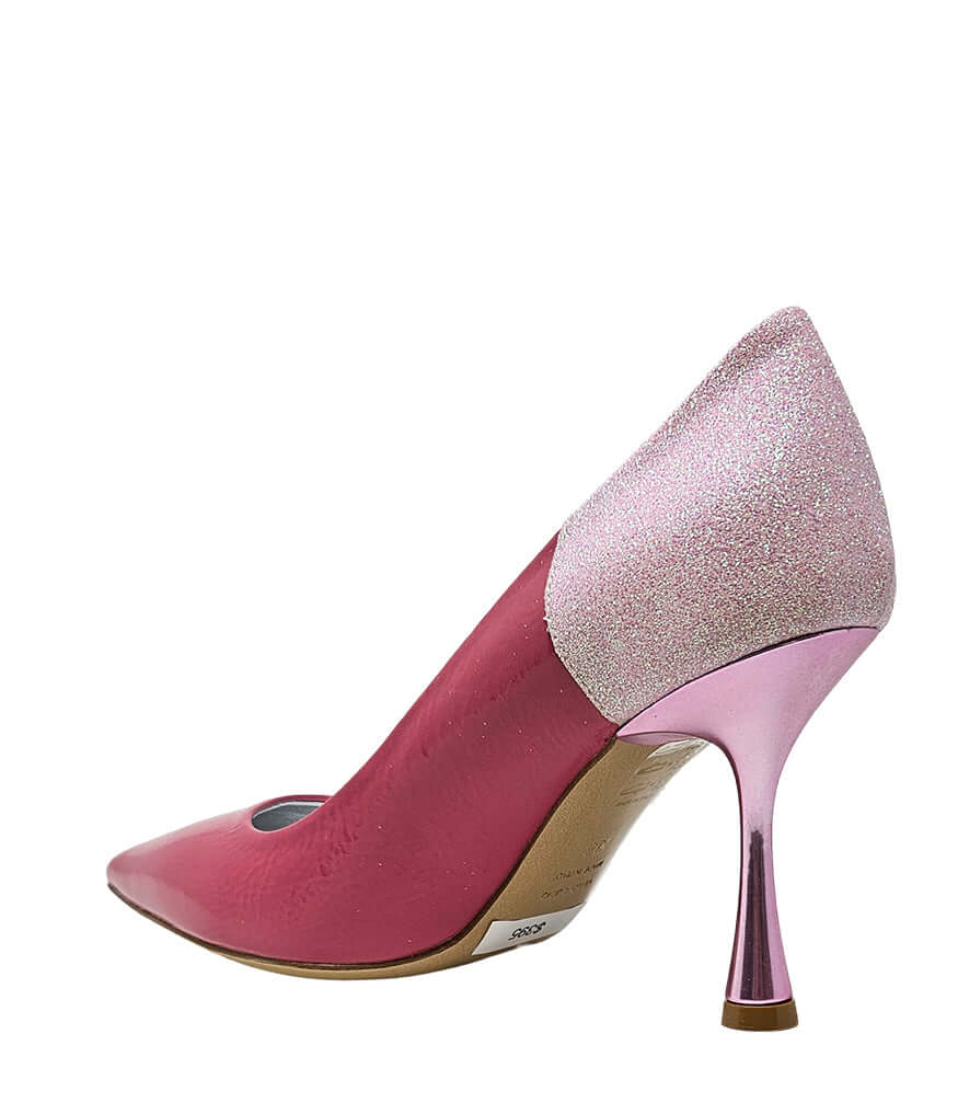 Madison Maison Alena Rose/Pink High Heel Glitter Pump