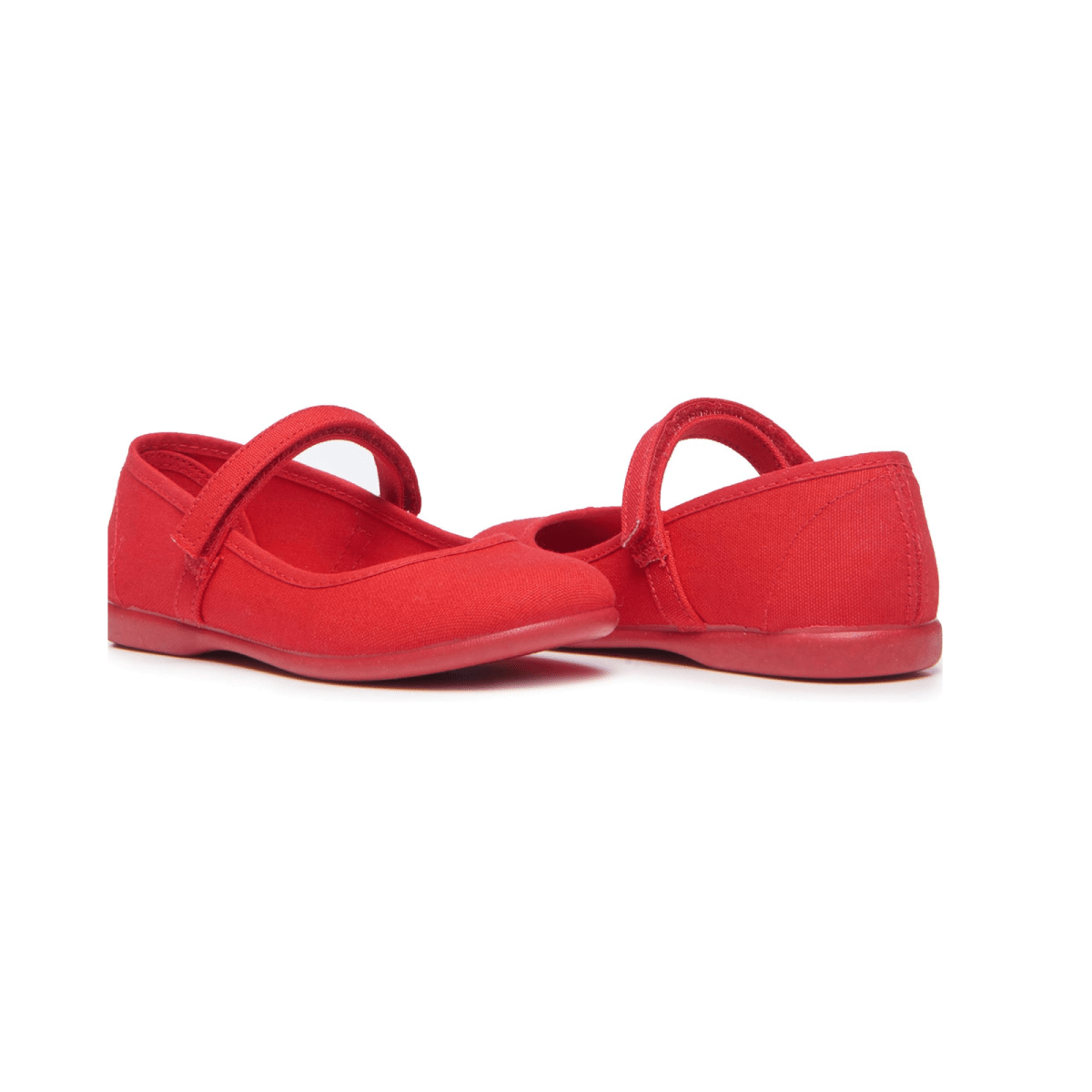 Alma Red Adjustable Velcro Non Slip Rubber Soles Spain core by Childrenchic – Don't Panic Shoes