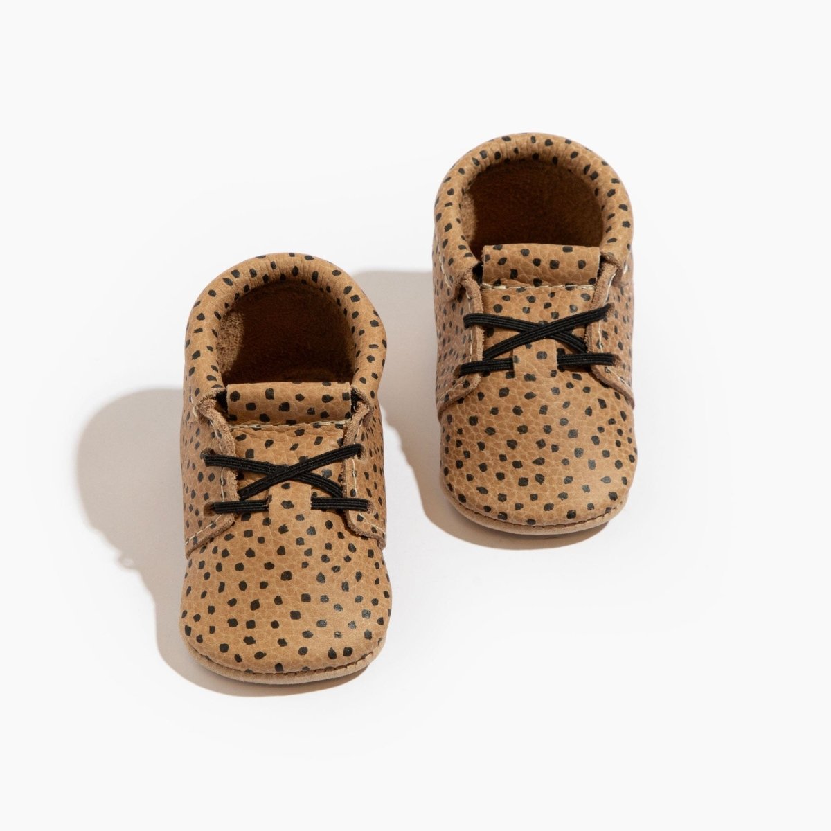 Almond Speckles Oxford Baby Shoe Oxford by Freshly Picked – Don't Panic Shoes