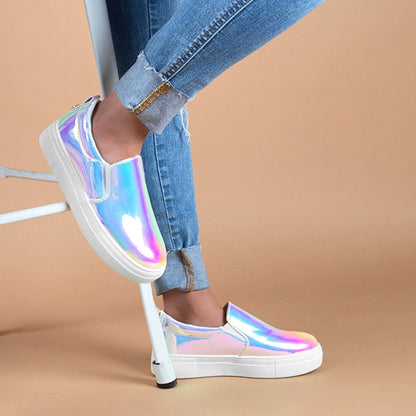 Alpha | Hologram Sneakers by J.Adams – Don't Panic Shoes