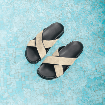 Amalfi CroSsover Sandal Men’s Calf Leather Suede Cushioned Men's Footwear by Del Toro Shoes – Don't Panic Shoes