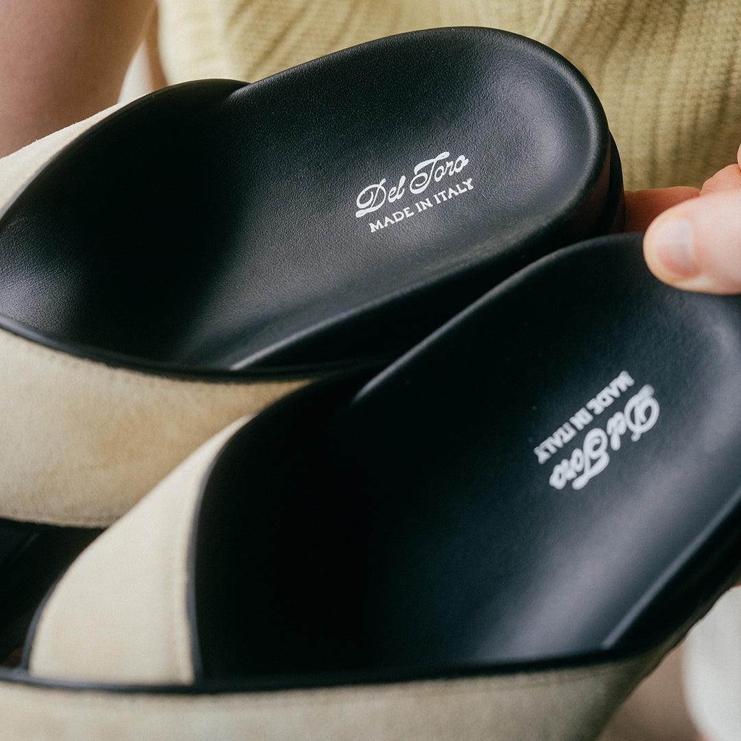 Amalfi CroSsover Sandal Men’s Calf Leather Suede Cushioned Men's Footwear by Del Toro Shoes – Don't Panic Shoes