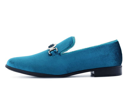 Amali Antonio Regal Velvet Smoking Slippers For Men Velvet Smoking Slippers by Amali – Don't Panic Shoes