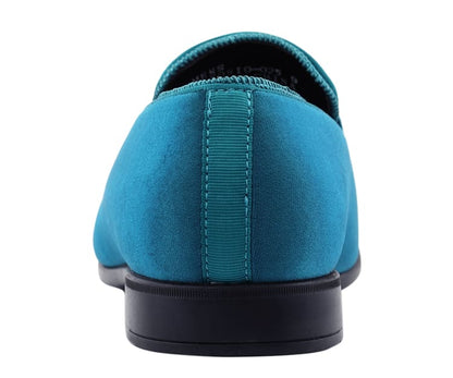 Amali Antonio Regal Velvet Smoking Slippers For Men Velvet Smoking Slippers by Amali – Don't Panic Shoes