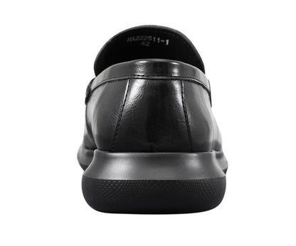 Amali Arvin CaSual Penny Loafers Men’s Black Loafers by Amali – Don't Panic Shoes