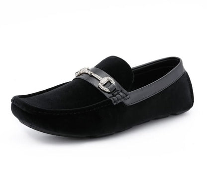 Amali Bling Black Driving Moccasins by Amali – Don't Panic Shoes