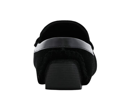 Amali Bling Black Driving Moccasins by Amali – Don't Panic Shoes