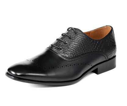 Amali Burke Noir Oxford ShoeS Men’s Black Leather Oxfords by Amali – Don't Panic Shoes