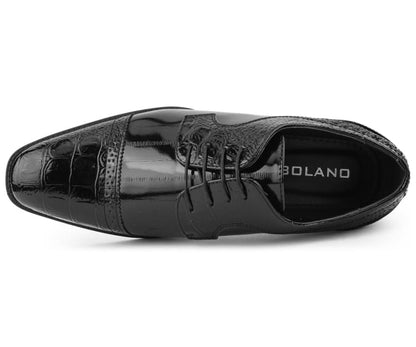 Amali Dallas Black Oxford Dress Shoes Eel Skin Oxfords by Amali – Don't Panic Shoes