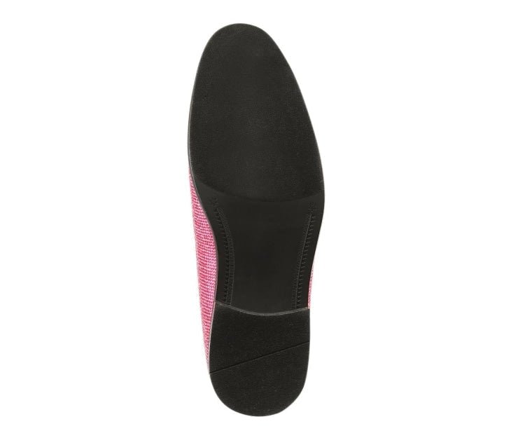 Amali Dazzle Fuchsia Smoking Slippers by Amali – Don't Panic Shoes