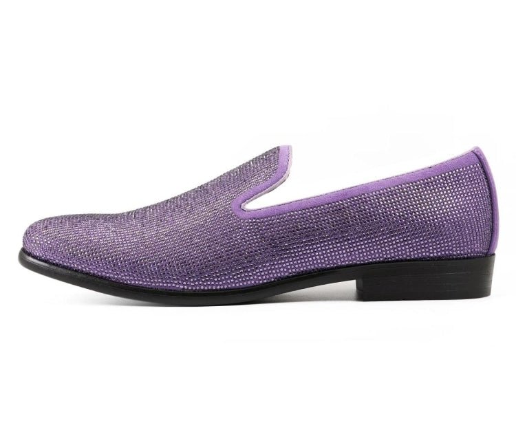 Amali Dazzle Lavender Smoking Slippers by Amali – Don't Panic Shoes
