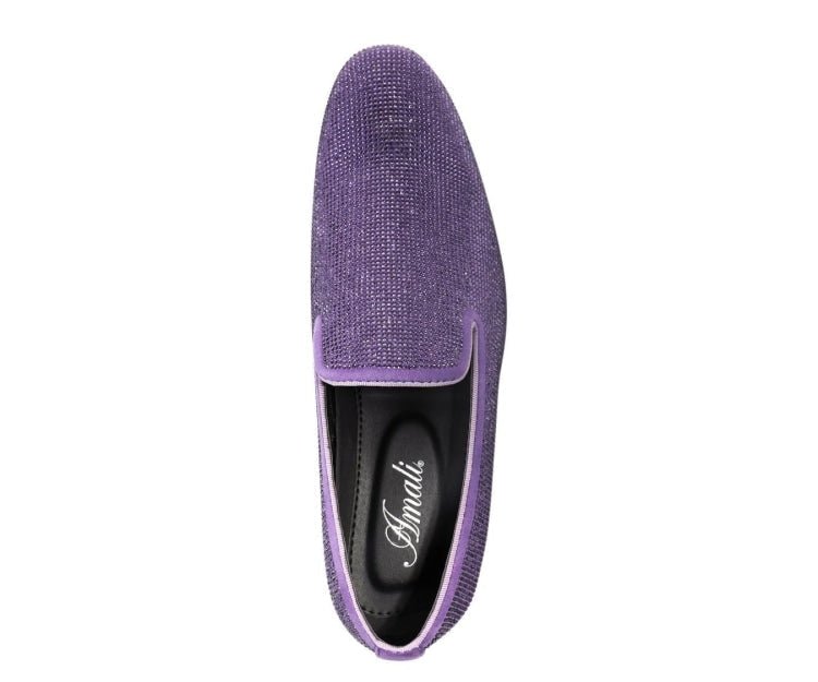 Amali Dazzle Lavender Smoking Slippers by Amali – Don't Panic Shoes