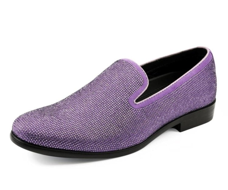 Amali Dazzle Lavender Smoking Slippers by Amali – Don't Panic Shoes