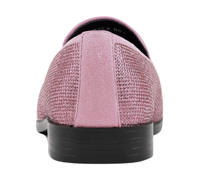 Amali Dazzle Pink Smoking Slippers by Amali – Don't Panic Shoes