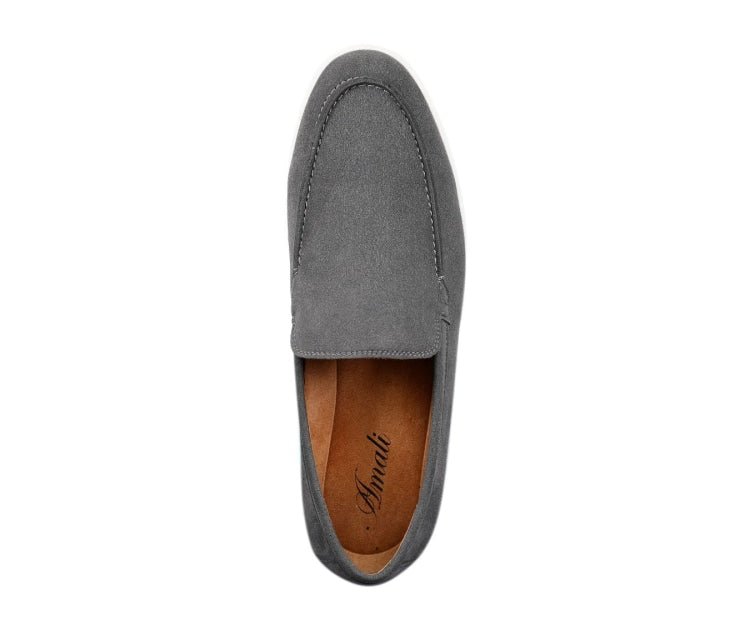 Amali Deniz Grey Men’S Casual Loafers Loafers by Amali – Don't Panic Shoes