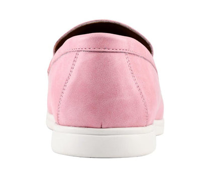 Amali Deniz Men's Pink Suede Slip On Loafers Loafers by Amali – Don't Panic Shoes